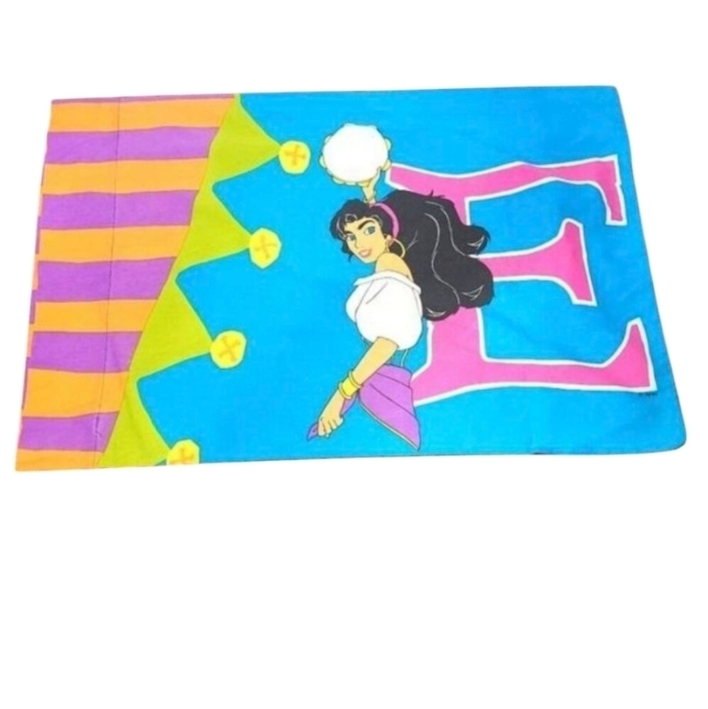 Vintage Disney Hunchback of Notre Dame Pillowcase Retro 90s